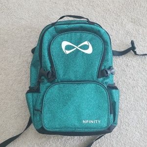 Nfinity Teal Glitter Backpack